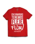 FDF-001 03 Fleje de Flow x hiphopcanario.com (Red) (Front)